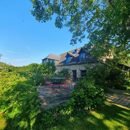 Maison En Pierre Dans Son Nid De Verdure Roz-Landrieux Екстер'єр фото
