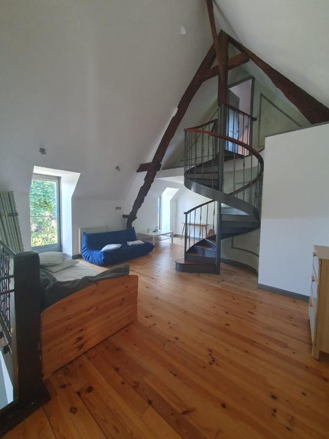 Maison En Pierre Dans Son Nid De Verdure Roz-Landrieux Екстер'єр фото